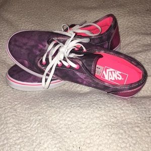Galaxy print vans